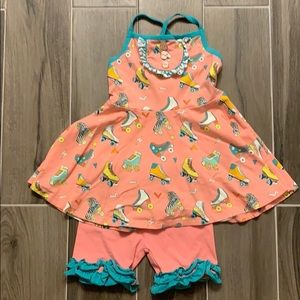 Wildflowers swing top and shorts